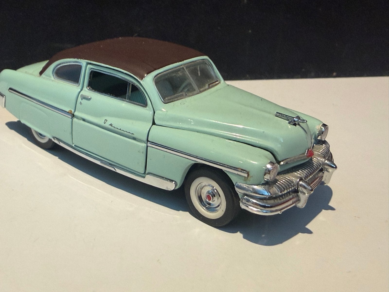 Franklin Mint 1987 Mercury Coupé schaalmodel, Ophalen of Verzenden, Gebruikt, Auto, Overige merken