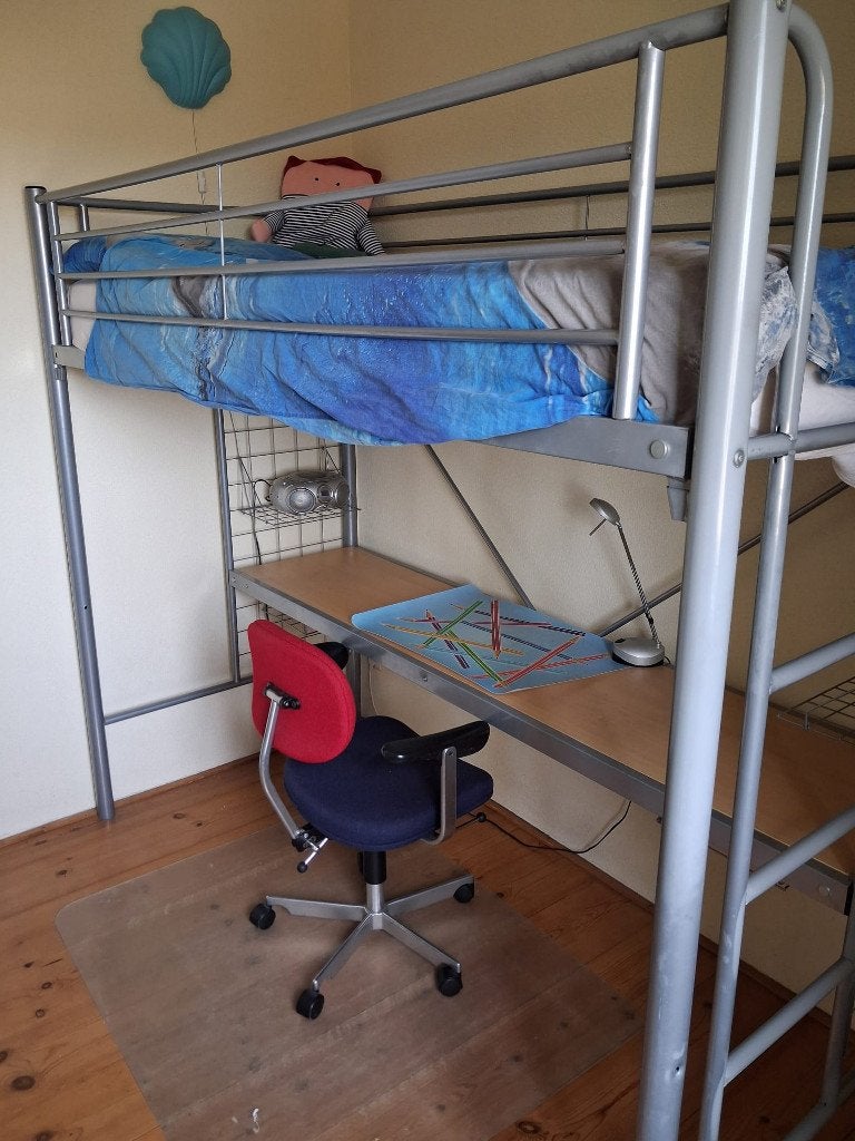 Ikea Hoogslaper, Ophalen, Gebruikt, Eenpersoons, 200 cm