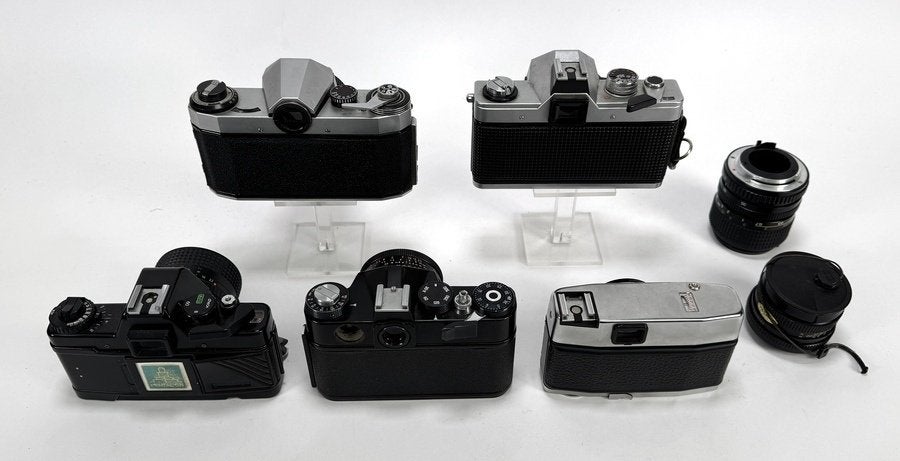686. Fotocamera's - Praktica Zenit Agfa, ca. 1960-1985, Ophalen, Compact, Overige Merken