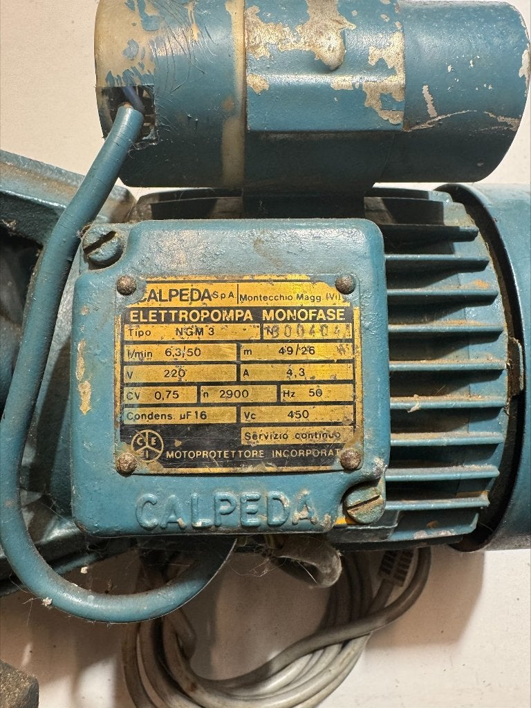 Calpeda NGM 3 zelfaanzuigende centrifugaalpomp gereviseerd, Calpeda, Brouwerstraat 14, Ophalen of Verzenden, Zo goed als nieuw