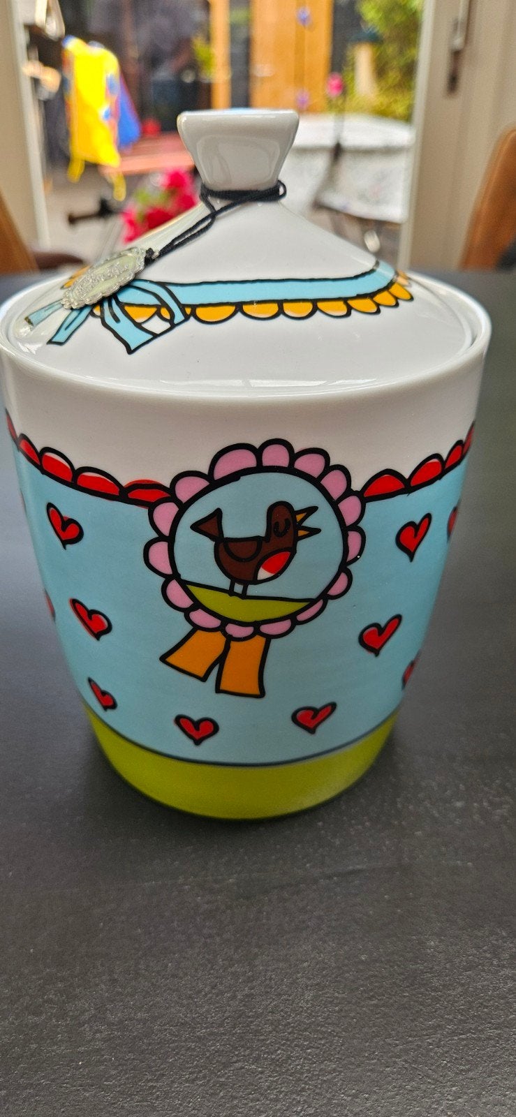 Vrolijk en kleurrijk Babette servies - Lunch en thee set, Huis en Inrichting, Ophalen, Zo goed als nieuw, Overige stijlen, Kop(pen) en/of Schotel(s)