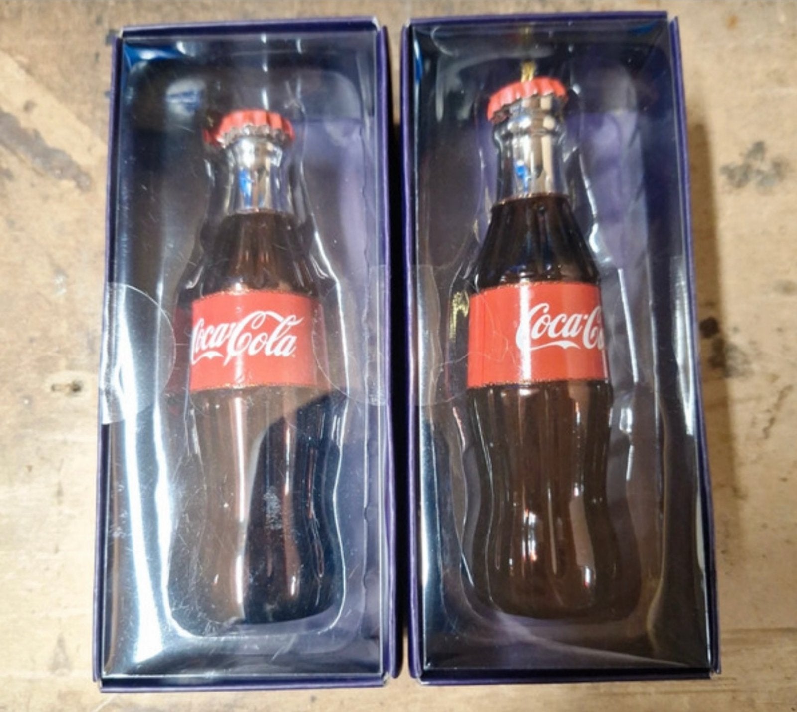 Coca cola 2 kerstboomhangers, Diversen, Ophalen of Verzenden, Nieuw