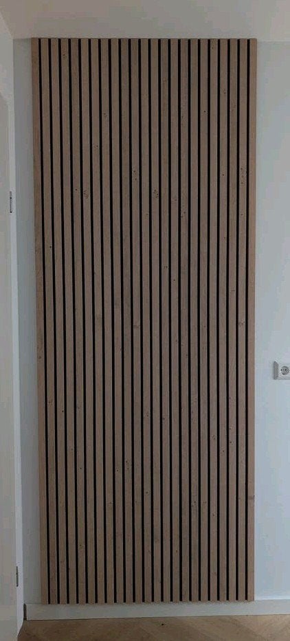 Lattenwand 240x96cm - Gebruikt, ideaal voor lambrisering, Ophalen, Gebruikt, Hout, 240 cm
