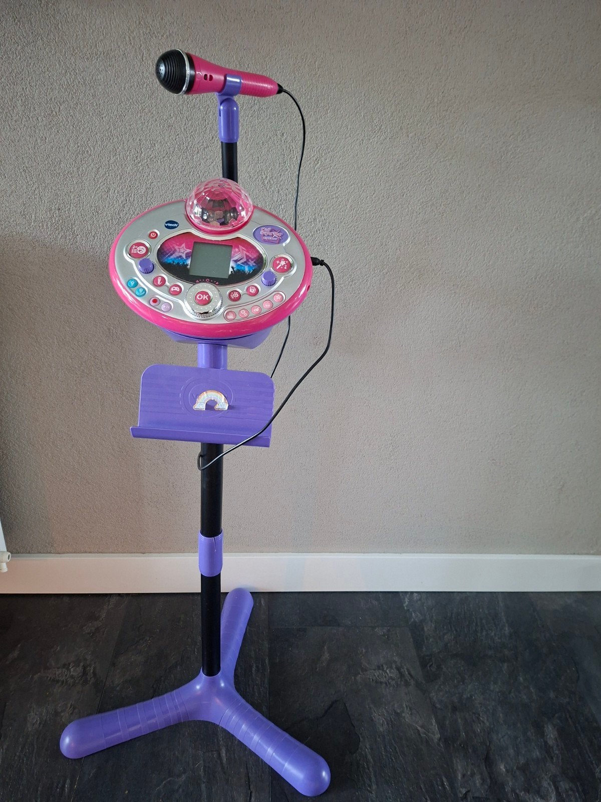 Vtech kidi super star lightshow karaokeset, Ophalen, Zo goed als nieuw, 6 jaar of ouder