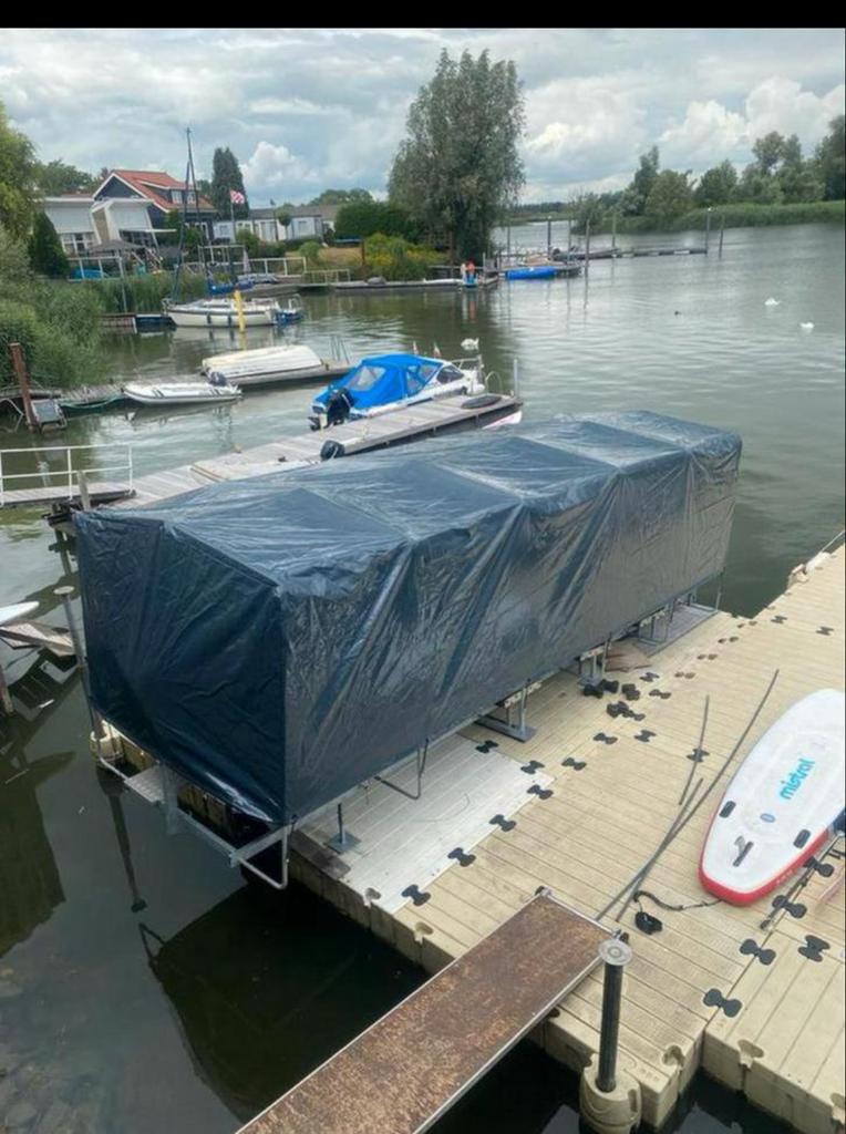 Botenhuis overkapping 6 x 2.25m - met opties, Ophalen, Zo goed als nieuw, Overige typen