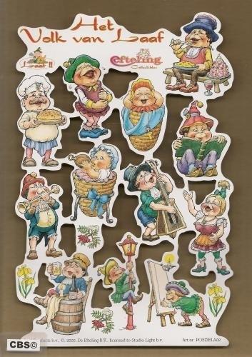 Efteling "Het Volk van Laaf" poezieplaatjes A02, Verzenden