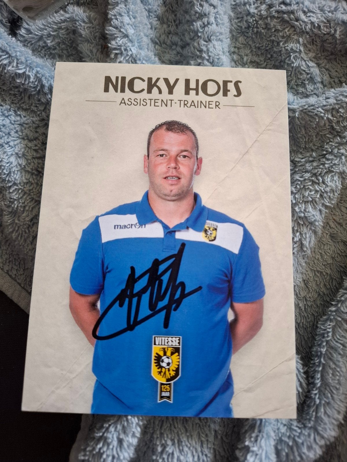 Spelerskaart Nicky Hofs, Ophalen of Verzenden, Nieuw, Vitesse, Spelerskaart