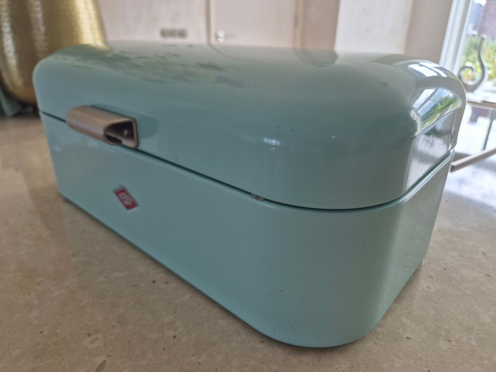 Wesco Broodtrommel Mintgroen, Ophalen, Groen, Metaal, Broodtrommel