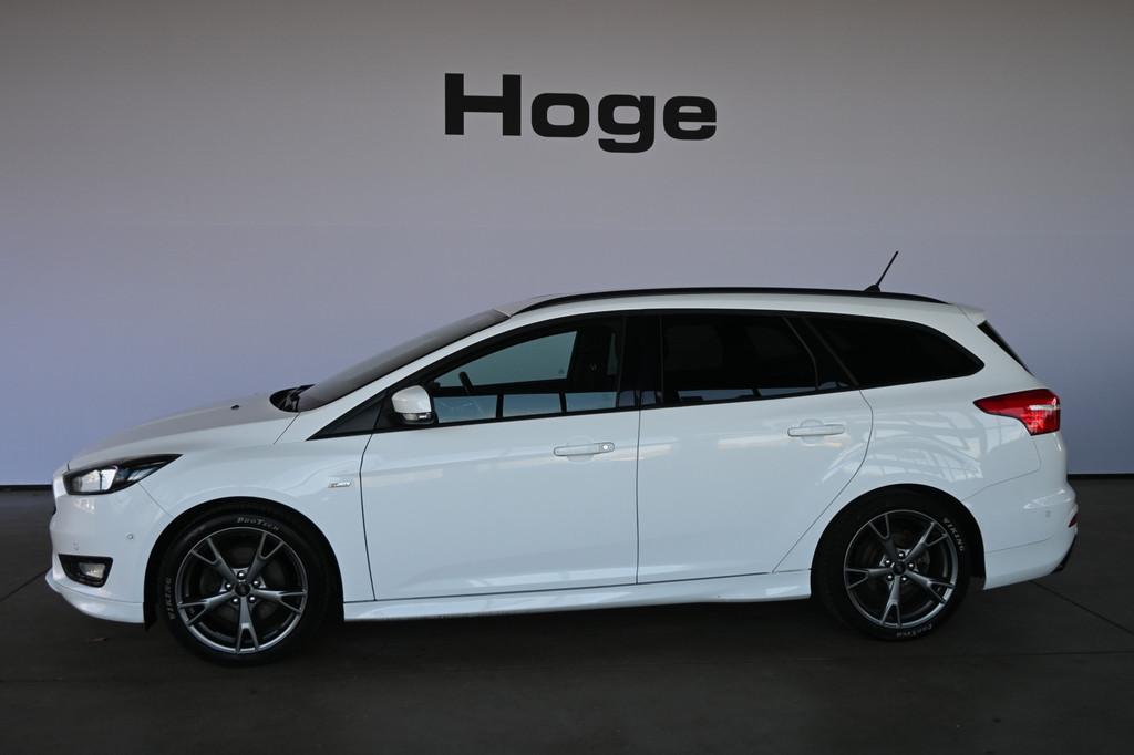 Ford FOCUS Wagon 1.5 ST-Line Clima Navigatie Cruise Control, 4 cilinders, Wit, Origineel Nederlands, Handgeschakeld