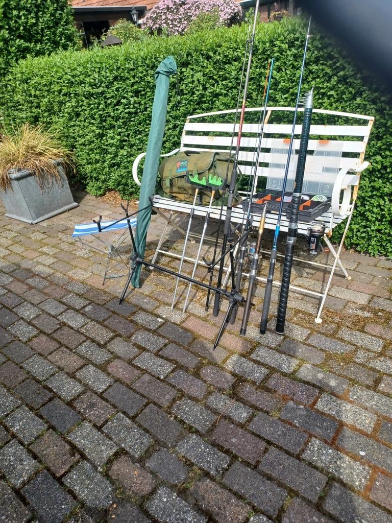 Hengel uitrusting, Ophalen, Gebruikt, Werphengel