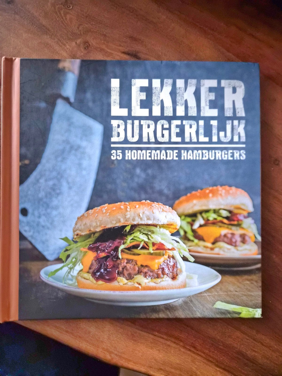 Lekker Burgerlijk: 35 Homemade Hamburgers Kookboek, Onbekend, Hoofdgerechten, Nieuw, Ophalen of Verzenden