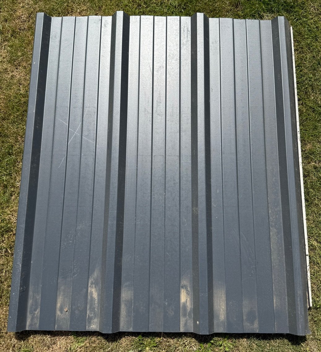 SABprofiel dakpanplaten/sandwichpanelen (125x108x4/7,3cm), Doe-het-zelf en Verbouw, Platen en Panelen, Ophalen, Gebruikt, Overige materialen