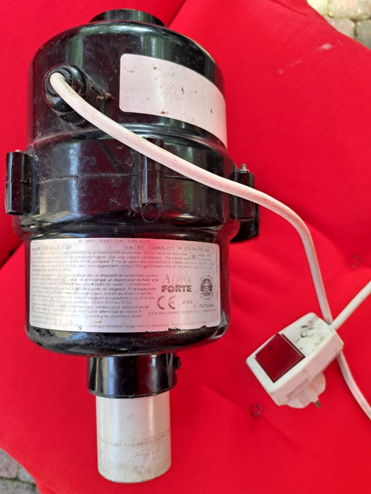 blower voor de filter, Karper of Koi