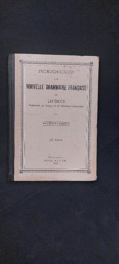 Nouvelle grammaire Française, Gelezen, Non-fictie, Ophalen of Verzenden, Dubois
