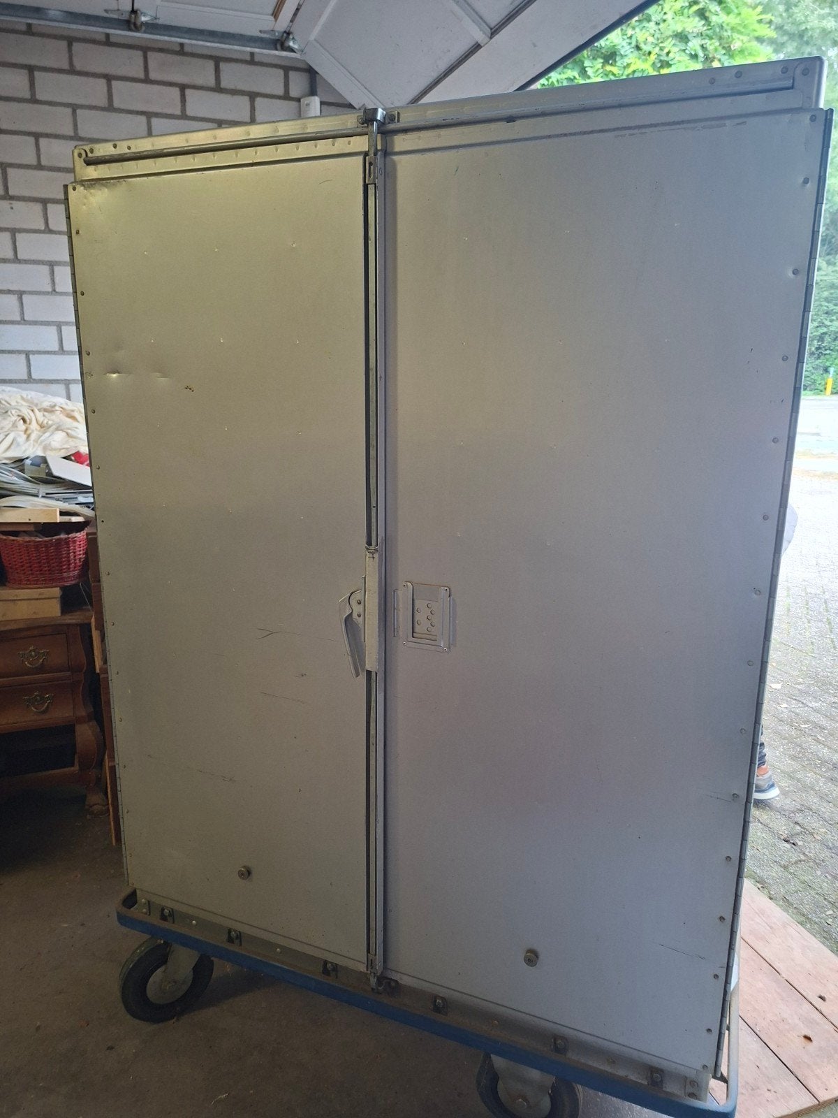 Gereedschapskast op wielen - Aluminium, Ophalen
