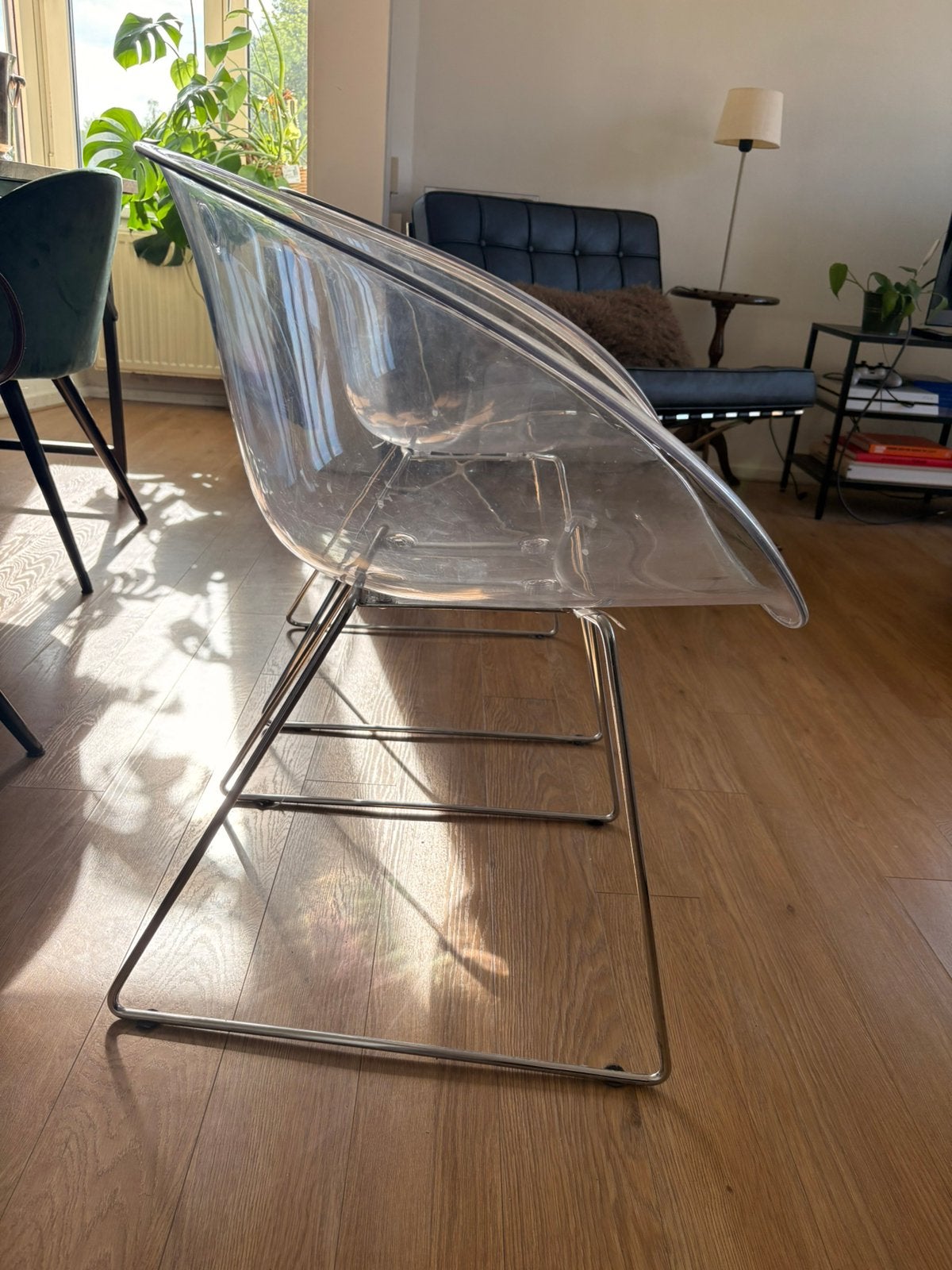 Doorzichtige eetkamerstoelen, set van 2, pedrali stoel, Ophalen, Kunststof, Twee, Overige kleuren