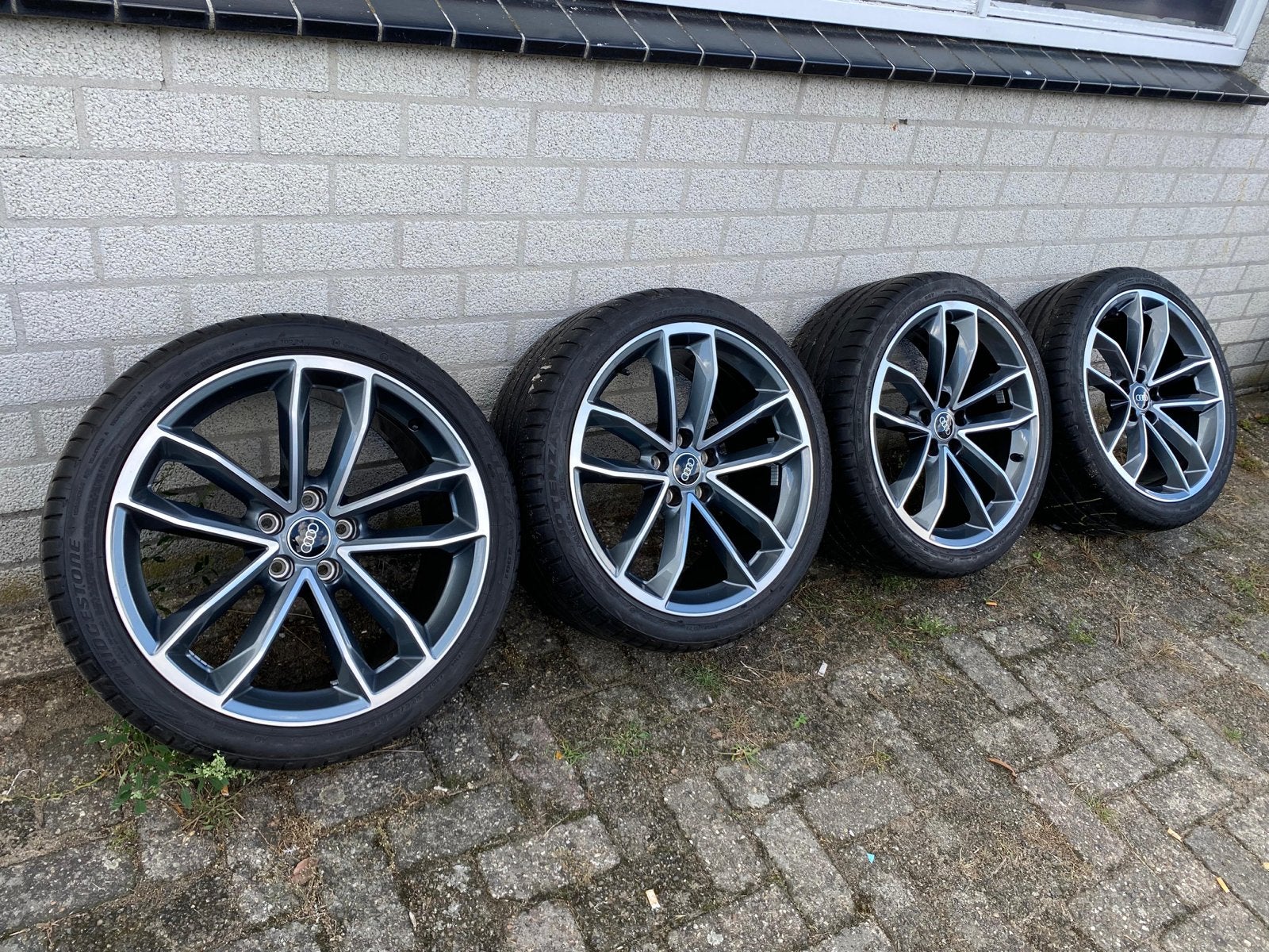 19 inch Audi Cavo Velgen met goede banden, Gebruikt, 255 mm, Banden en Velgen, Personenwagen