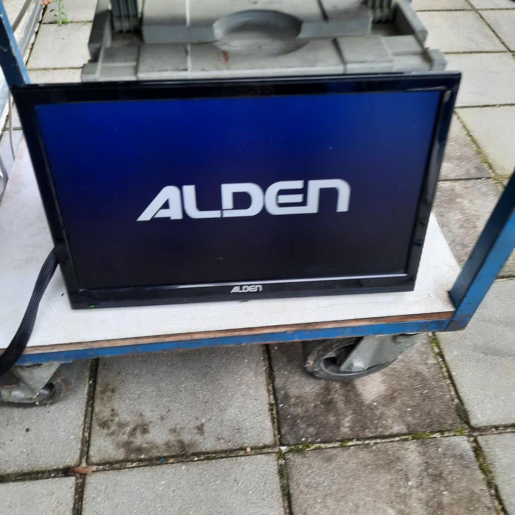 Alden TV met afstandsbedieningen en handleiding, Overige merken, 50 Hz, Ophalen of Verzenden, Zo goed als nieuw