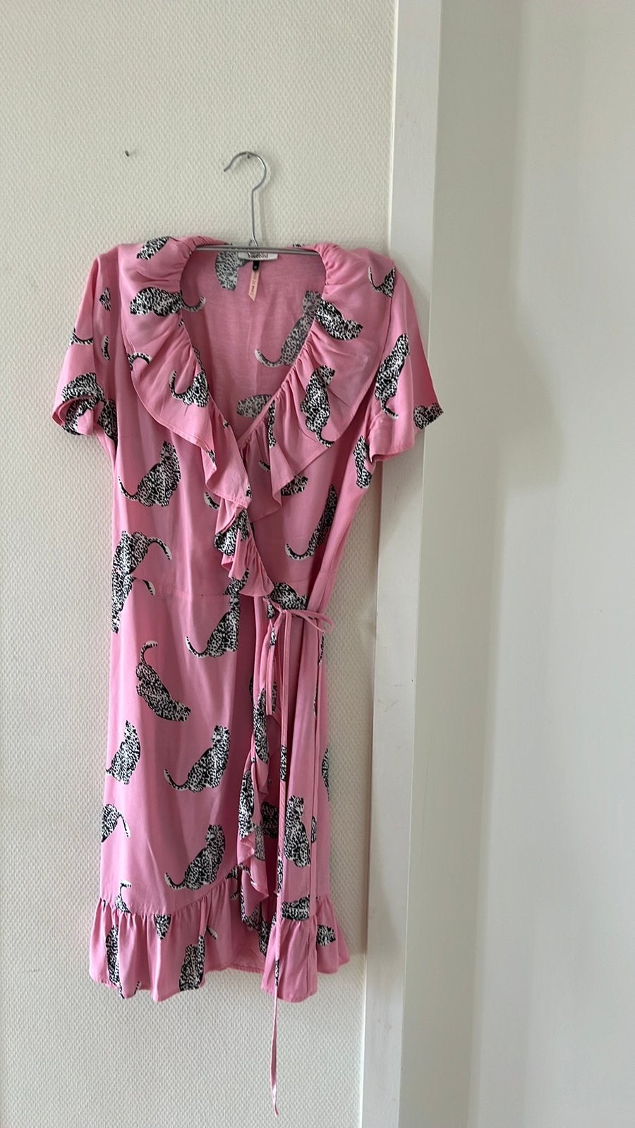 Freebird Roze Panterprint Jurk Maat M, Maat 38/40 (M), Ophalen of Verzenden, Zo goed als nieuw, Roze
