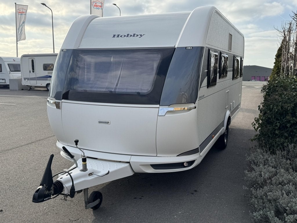 Hobby Excellent 540 WLU Mover,luifel,2000 kg as, Caravans en Kamperen, Caravans, Schokbreker, Rondzit, Hobby, Bedrijf