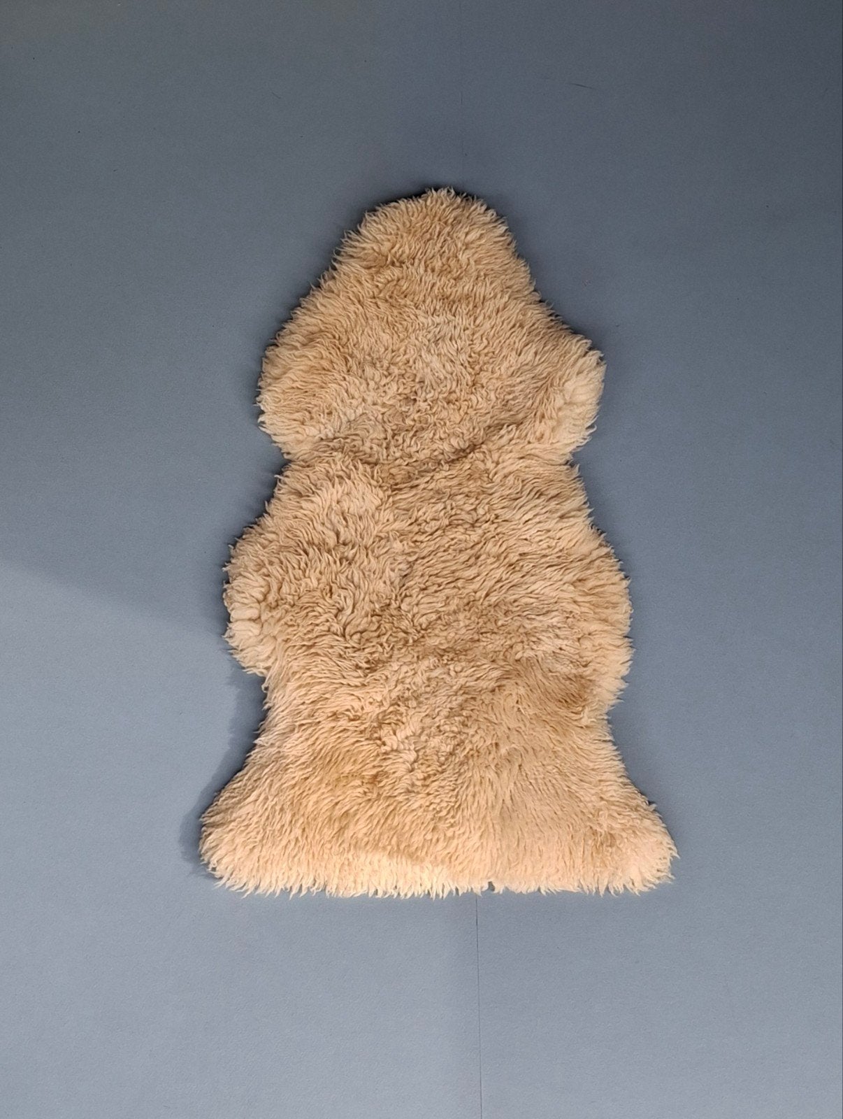IKEA LUDDE Schapenvacht - 75x105 cm, Gebruikt, 100 tot 150 cm, Beige, Overige vormen