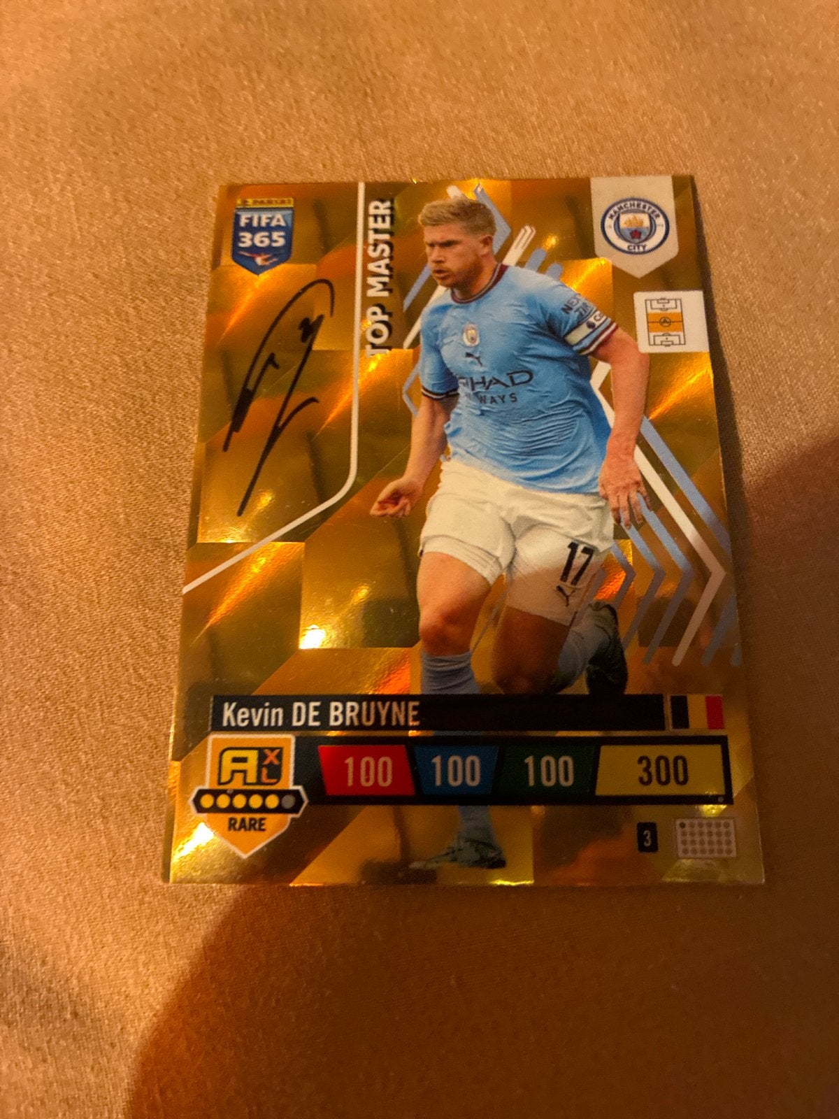 Kevin De Bruyne FIFA 365 Adrenalyn XL Top Master Kaart, Ophalen, Zo goed als nieuw, Buitenlandse clubs, Spelerskaart