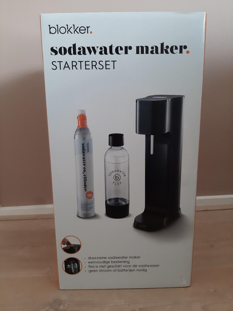 NIEUWE Blokker sodawater maker starterset, Witgoed en Apparatuur, Ophalen of Verzenden, Nieuw