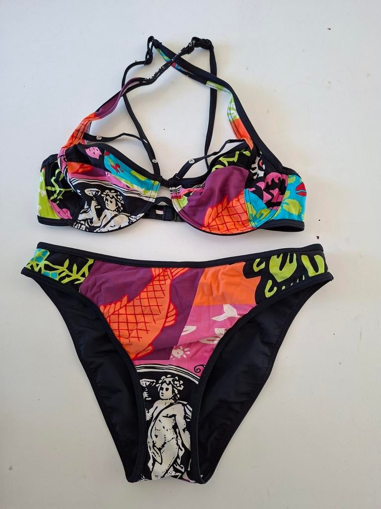 Bikini Marlies Dekkers zwart met print NIEUWSTAAT, Ophalen of Verzenden, Zo goed als nieuw, Zwart, Bikini