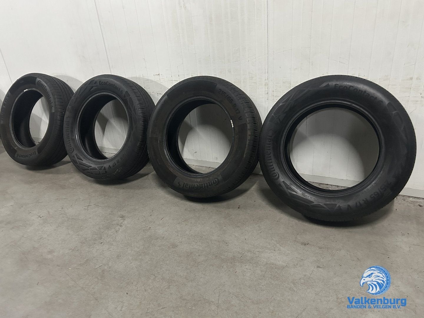 6-7mm! Zomerbanden 215/65R17 Continental EcoContact 6, -, -, 17 inch, Ophalen of Verzenden