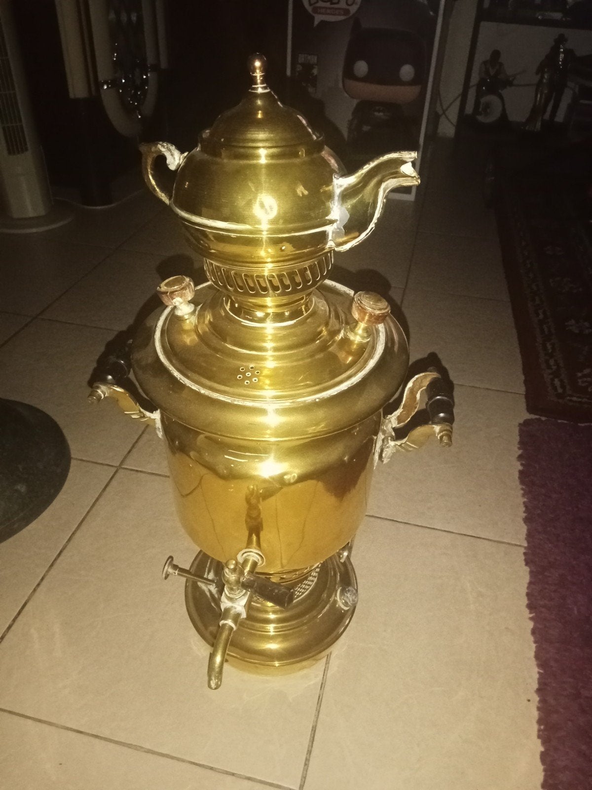 Antieke Messing Samovar - Thee en Waterkoker, Ophalen of Verzenden