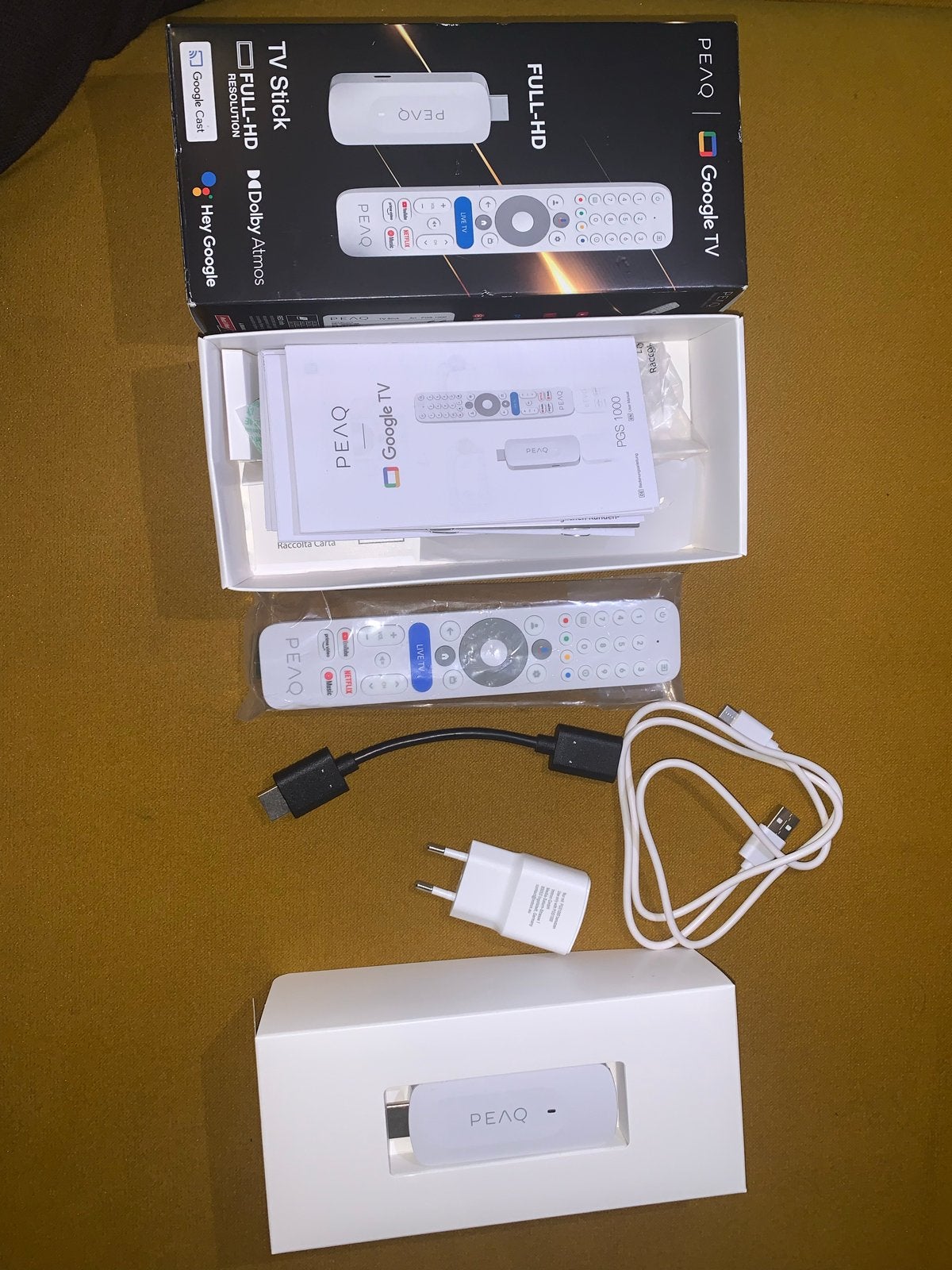 PEAQ SMART stick Box Android - Maak je TV smart!, Ophalen, Zo goed als nieuw, HDMI, Zonder harde schijf