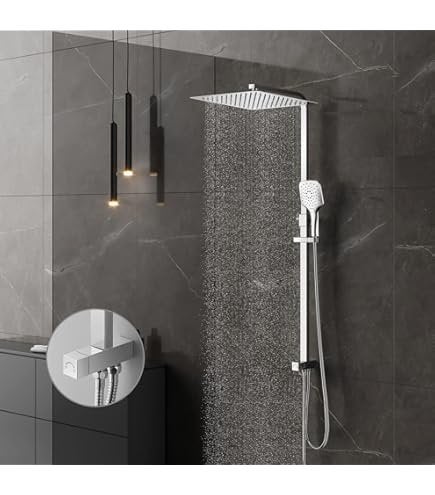 Schütte silver rain doucheset / regendouche, Ophalen of Verzenden, Nieuw, Chroom, Douche