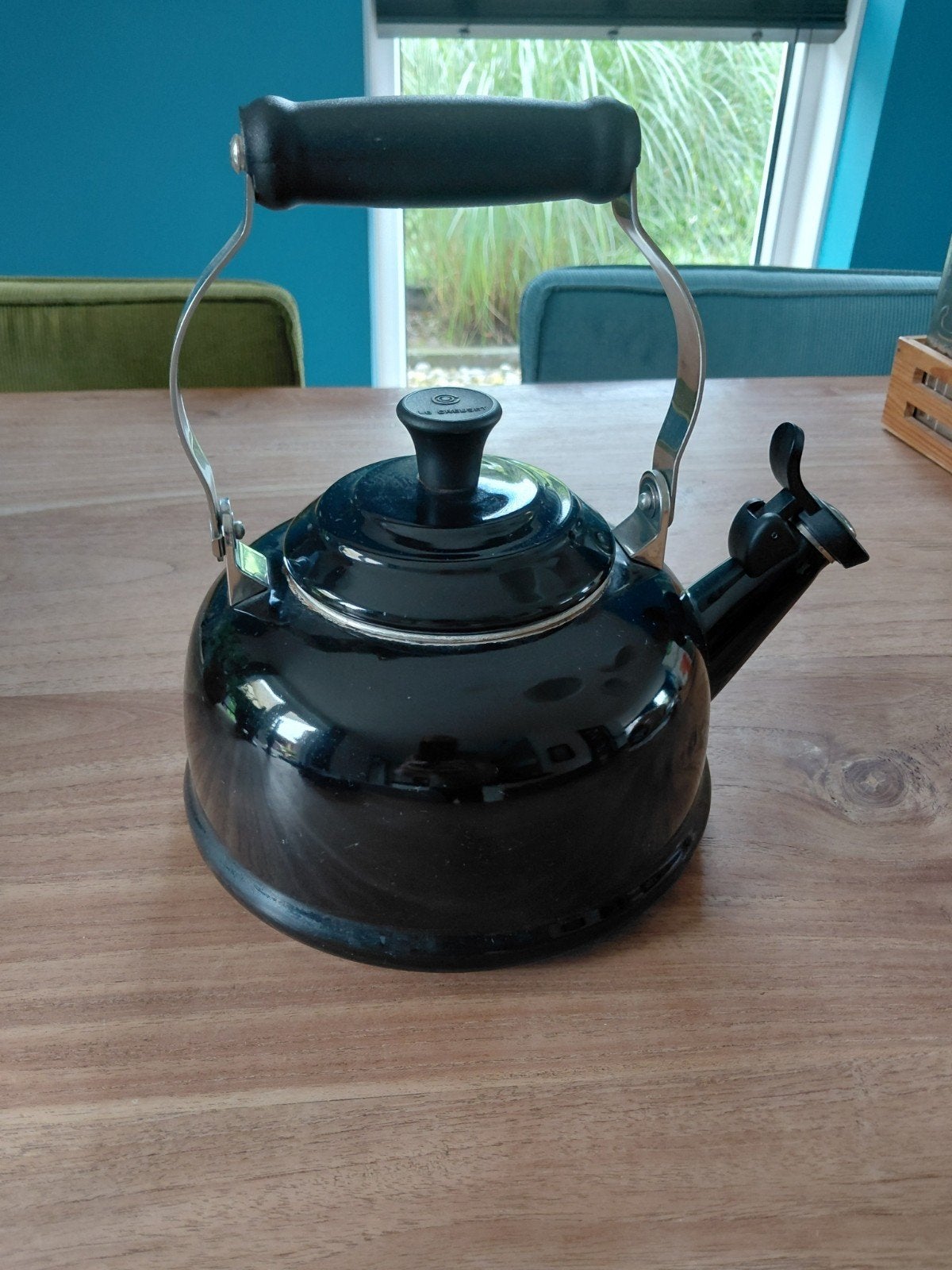 Le Creuset fluitketel, Ophalen of Verzenden, Gebruikt