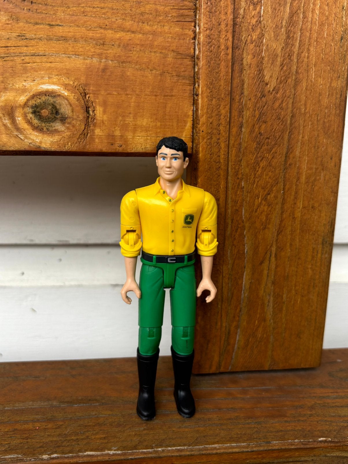 Bruder John Deere boer figuur / poppetje met beweegbare, Verzamelen, Ophalen of Verzenden