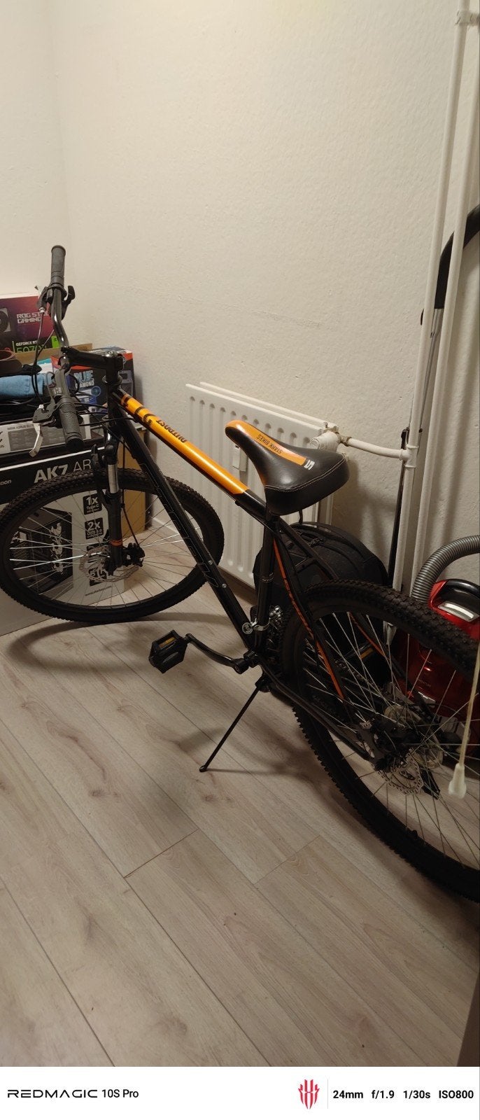 Stark Outpost Mountainbike 22 inch, Gebruikt, 49 tot 53 cm, Schijfrem, Ophalen