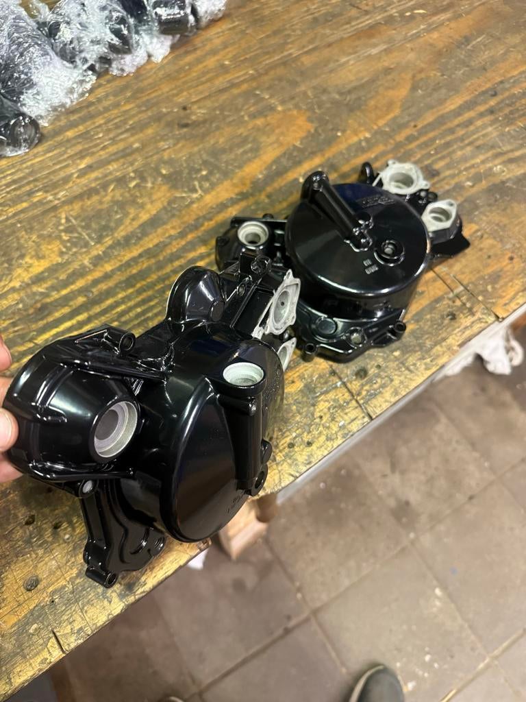 Derbi koppeling deksel nieuw gepoedercoat Euro 2, Derbi, Blok, Derbi, Nieuw