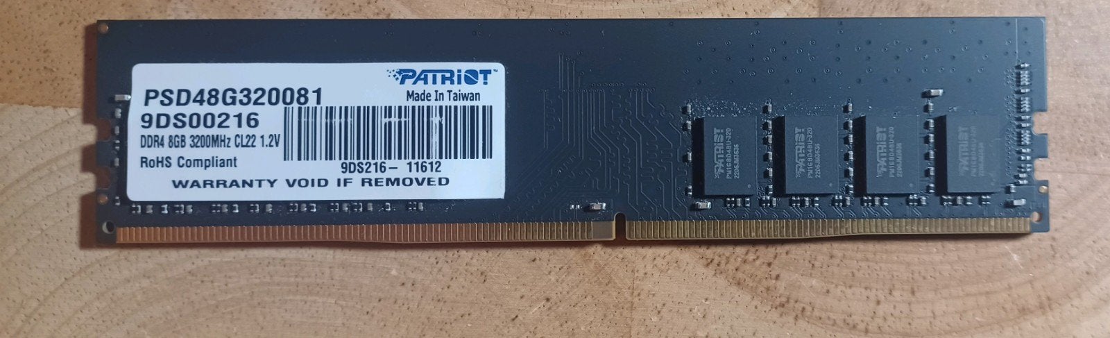 ddr 4 ram 8gb, Computers en Software, RAM geheugen, Ophalen, DDR4, 8 GB, Zo goed als nieuw