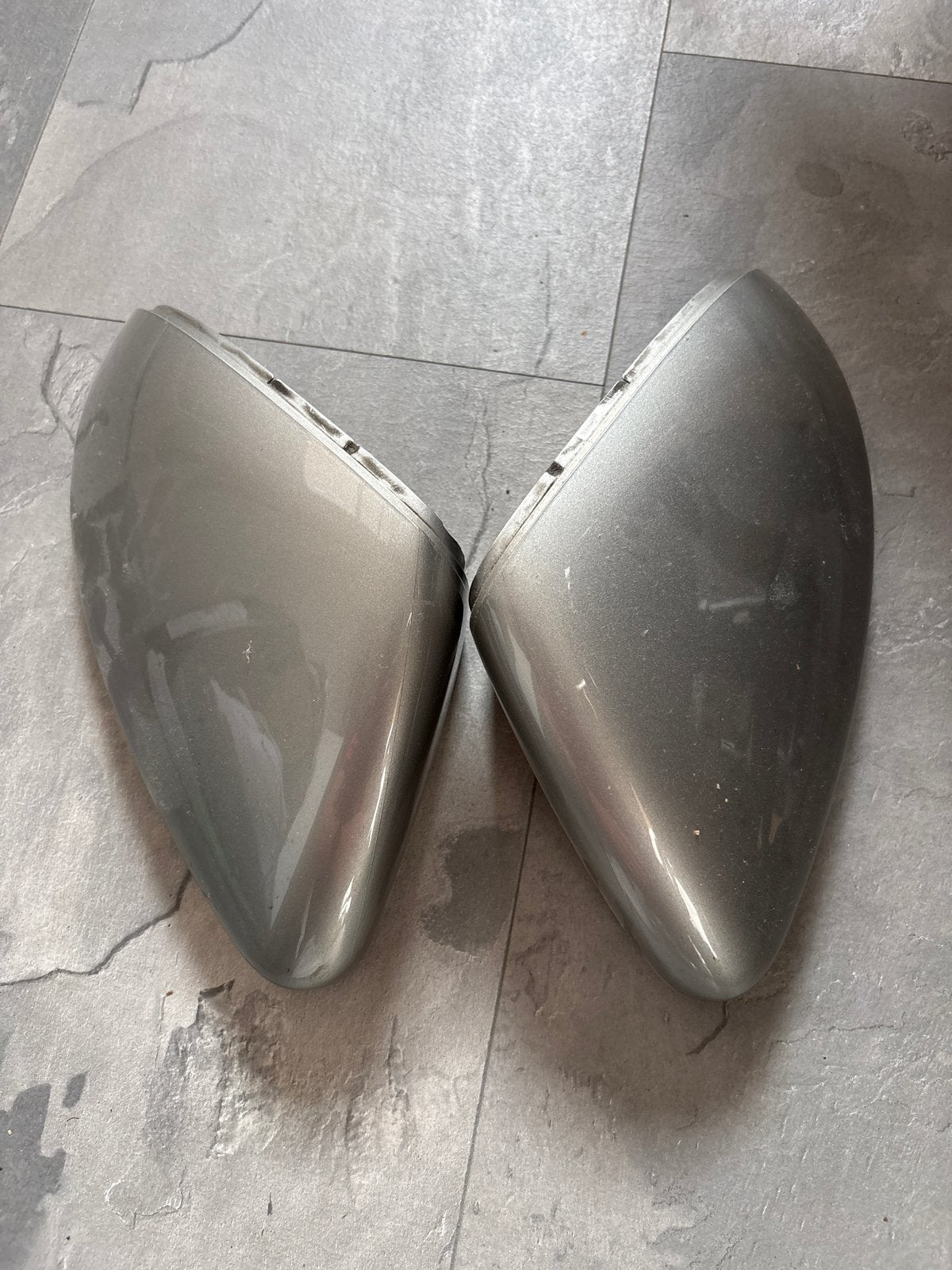 Buitenspiegelkappen VW Golf 7 - Grijs (Set van 2), Auto-onderdelen, Ophalen of Verzenden, Gebruikt, Volkswagen
