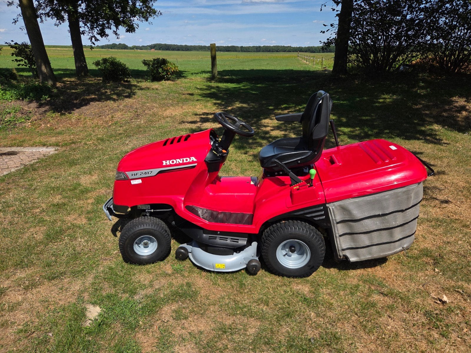 Honda hf 2417 hme zitmaaier 2020!, Tuin en Terras, Zitmaaiers, Ophalen, Honda, Mulchfunctie, Zo goed als nieuw