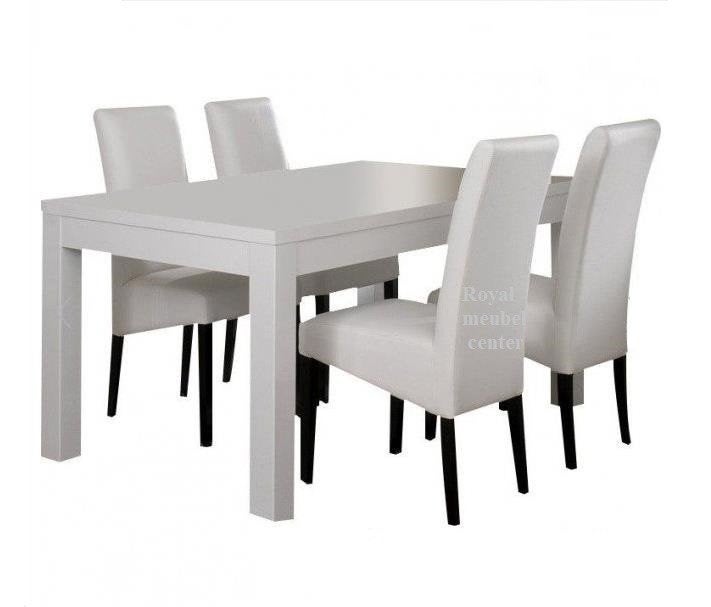 Wit Eettafels Forever Hoogglans Op voorraad, Huis en Inrichting, Tafels | Eettafels, Ophalen, Nieuw, Rechthoekig, 50 tot 100 cm