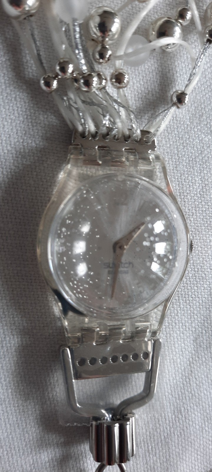 Swatch X-mas Special uit 2005:  Sparkling Night (LZ106), Kunststof, Swatch, Nieuw, Kunststof
