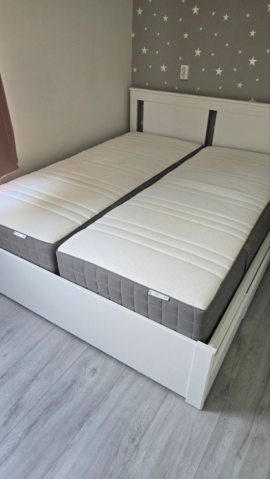 2x IKEA Hovag Matras 80x200 - 25cm dikte, Huis en Inrichting, Slaapkamer | Matrassen en Bedbodems, Ophalen