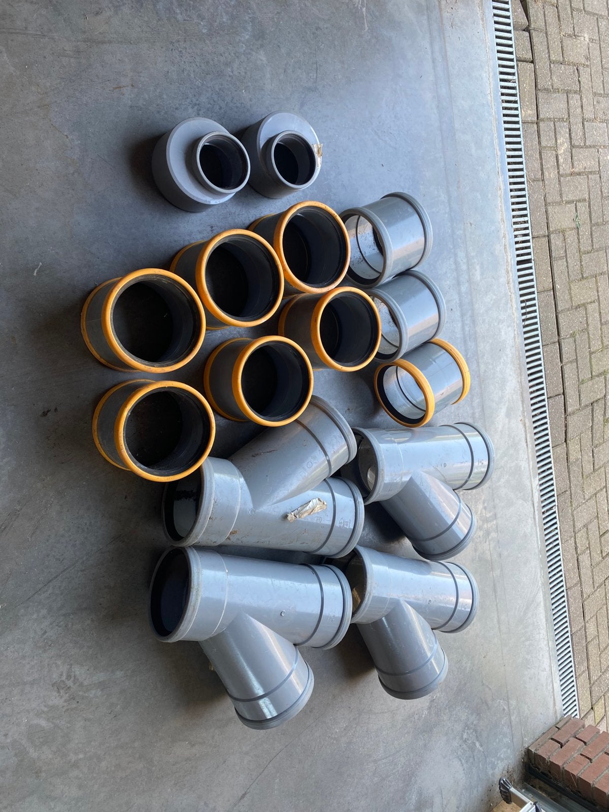 Pvc 200 hulpstukken pvc pijp pvc buis, Ophalen, Pvc, Overige typen, Nieuw