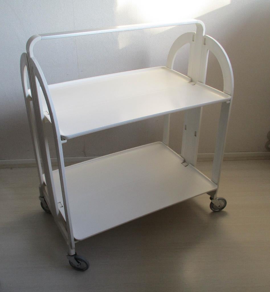 Guzzini vintage 70’s trolley/serveerwagen, Ophalen