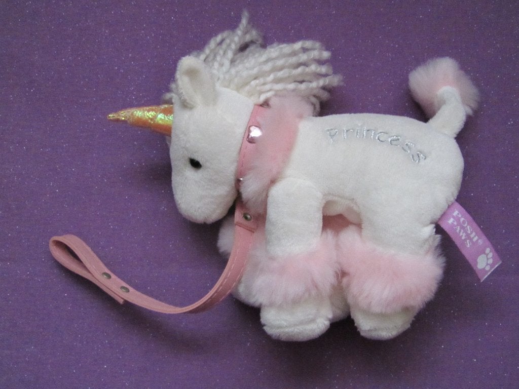 POSH PAWS Knuffel PAARD UNICORN PRINCESS **Nieuw**, Paard, Overige merken, Nieuw, Ophalen of Verzenden