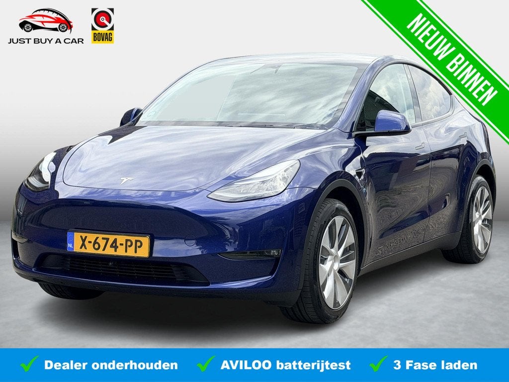 Tesla Model Y Long Range AWD 75 kWh SOH 95,1% / 3x Beeldsche, Auto's, Tesla, Bedrijf, Te koop, Model Y, 360° camera, 4x4, ABS
