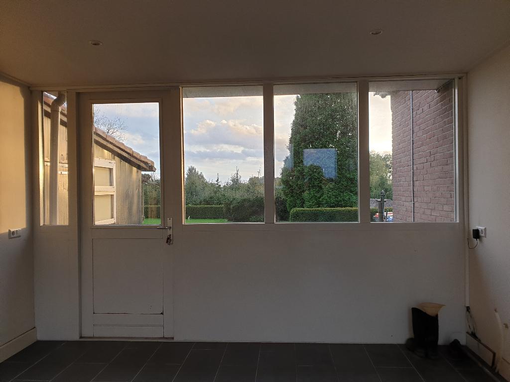2 Kozijnen met HR++ glad, Doe-het-zelf en Verbouw, Kozijnen en Schuifpuien, Gebruikt, Raamkozijn, Inclusief glas, Hout
