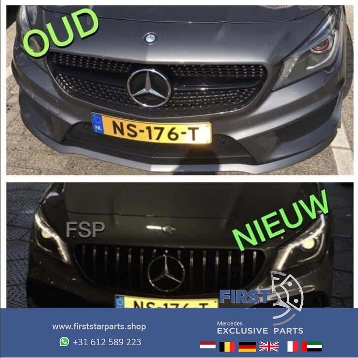 MB W117 CLA Facelift Bumper UPGRADE 2018 + spuiten + montage, Ophalen, Gebruikt, -, Voor