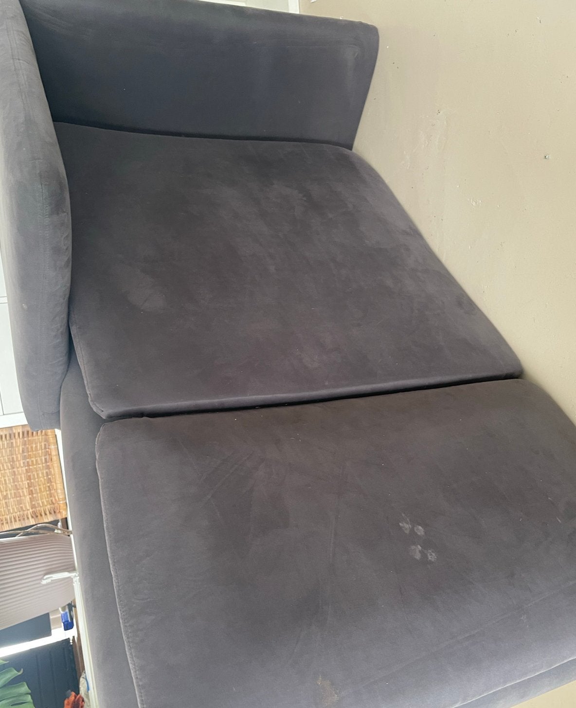 IKEA SÖDERHAMN 3-zitsbank - Donkergrijs, Ophalen, Gebruikt, Driepersoons, 75 tot 100 cm