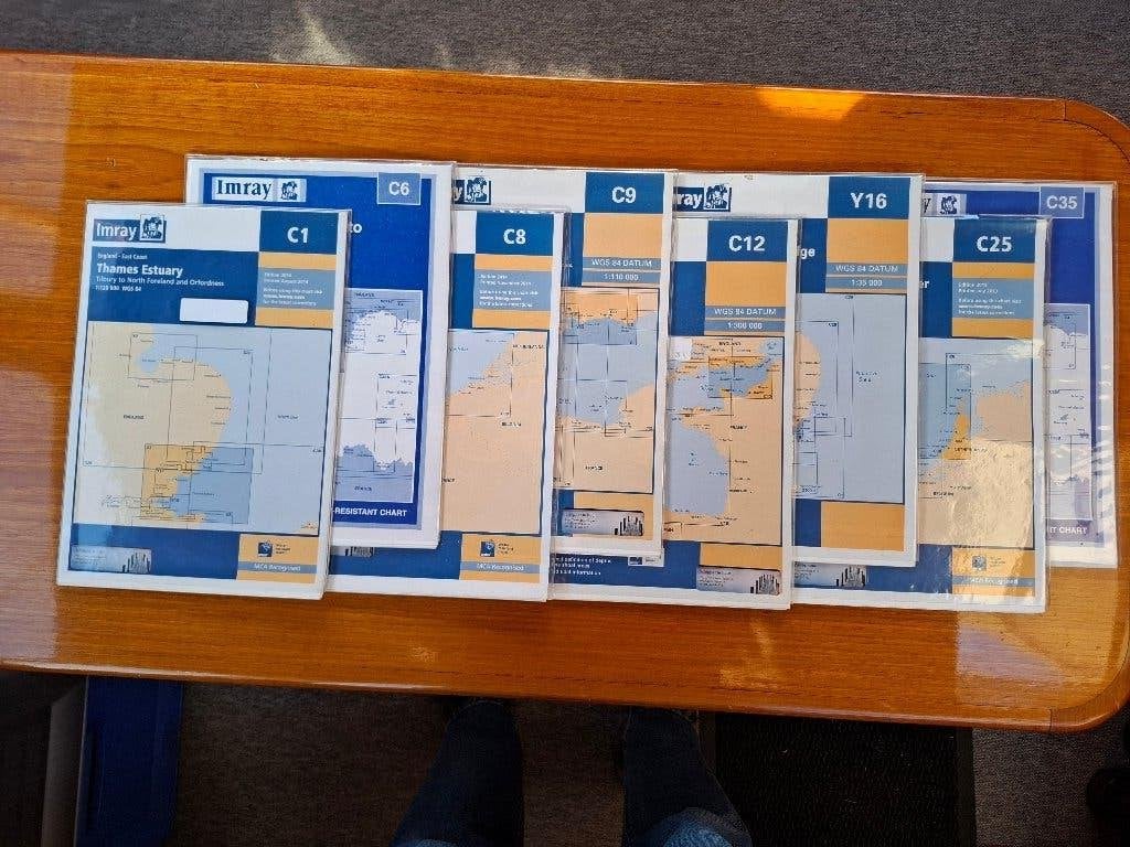 Imray zeekaarten Engeland / Ierland / Frankrijk, Ophalen of Verzenden, Gebruikt, Overige typen